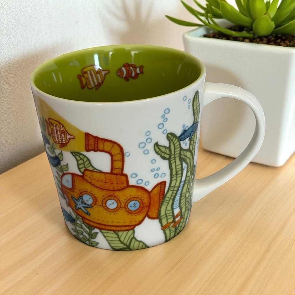 Starbucks Coffee Cup Mug 2010 New Bone China Nouvelle Porcelaine Under the Sea